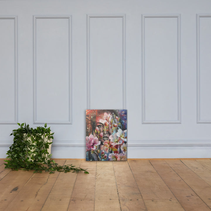 "Floral Divinity" Canvas print