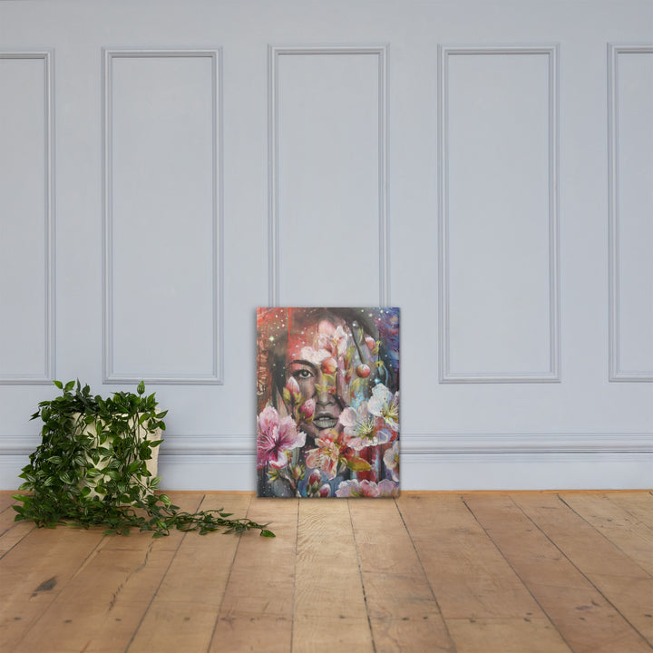 "Floral Divinity" Canvas print