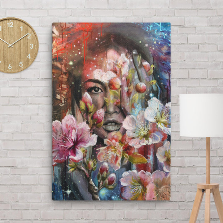 "Floral Divinity" Canvas print